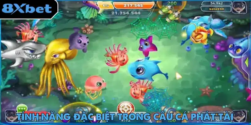 Câu Cá Phát Tài tại 8xbet tích hợp loạt tính năng đặc biệt cho người mới